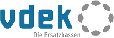 Logo Verband der Ersatzkassen e. V. (vdek) Logo Verband der Ersatzkassen e. V. (vdek)