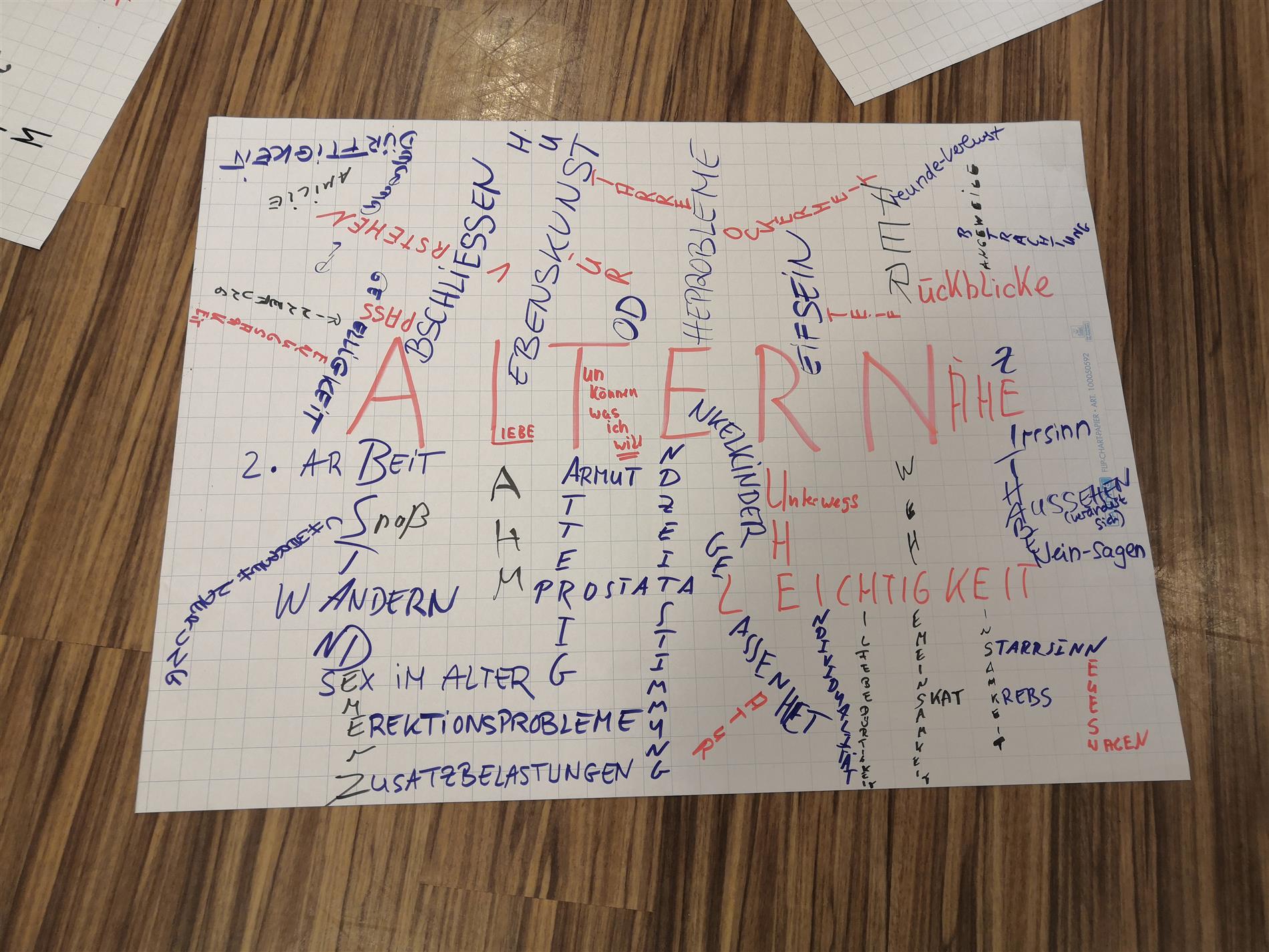 Arbeitsblatt zum Thema ALTERN Arbeitsblatt zum Thema ALTERN